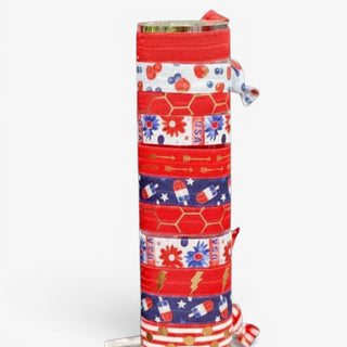 Patriotic Ribbon Hair Tie