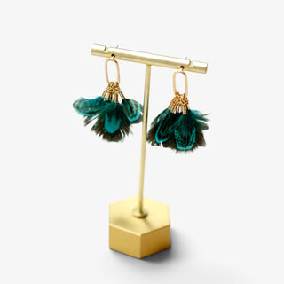 Peacock Feather Earrings