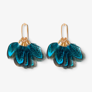 Peacock Feather Earrings