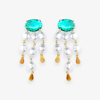 Pearl Tassel Earrings