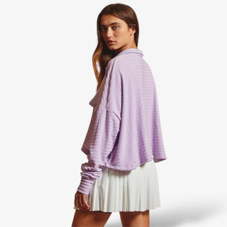 Loose Fit Crop Shacket