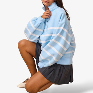 Felicity Sweatshirt Blue Stripe