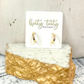 Classic Gold Hoop Earrings