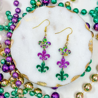 Triple Fleurs Earrings