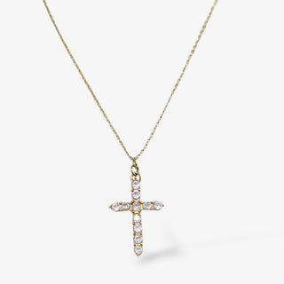Crystal Cross Necklace