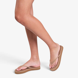 TKEES Lily Platform Sandal Coco Butter
