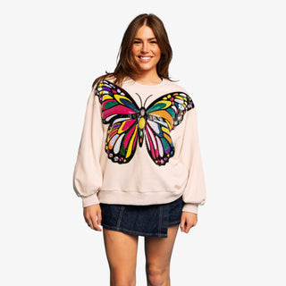 Oversized Butterfly Sweatshirt