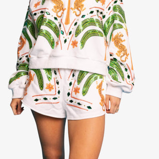 Palm Tree & Jaguar Short
