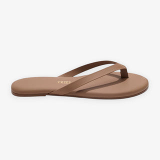 Brown sandal on a white background
