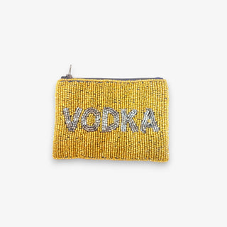 Beaded Coin Purse Gold