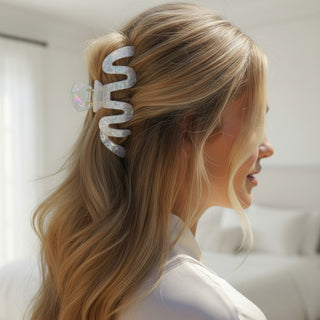 Wave Hair Claw Clips