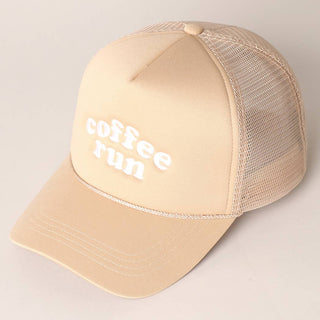 Coffee Run Trucker Cap