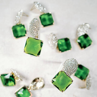 Peridot Gum Drop Earrings