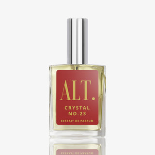 ALT. Crystal No. 23 perfume bottle Baccarat Rouge inspired fragrance.