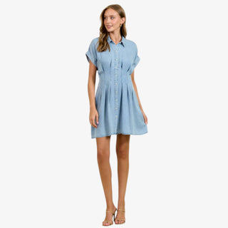 Light Denim Mini Dress