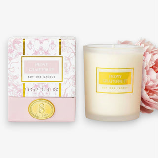Peony Grapefruit Boxed Candle