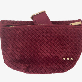 Suede Westlyn Bum Bag Burgundy