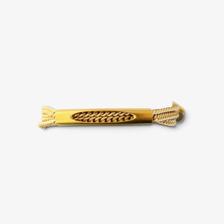 Catherine Page Morgan gold chain bracelet with polished bar front detail