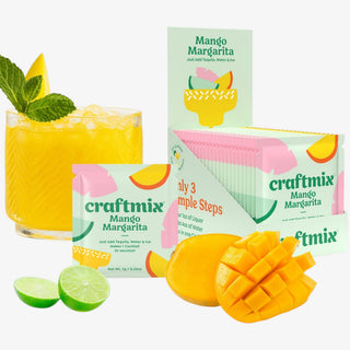 Instant mango margarita drink mix packet refreshing mango cocktail styled