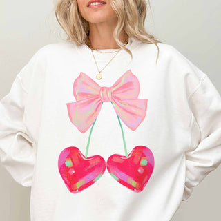 Cherry Hearts Sweatshirt