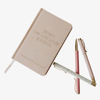 Best mom ever pen set pink white gold gift for mom writing set