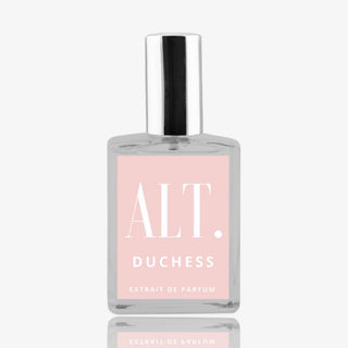 Perfume bottle labeled 'ALT. Duchess' on a white background