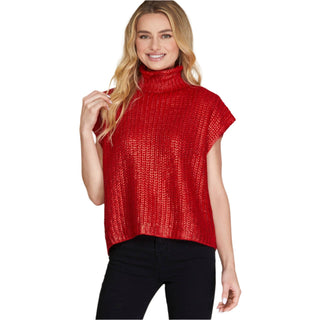 Red Foil Sweater