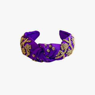 Geaux Tigers Beaded Headband