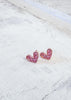 Rose Heart Stud Earrings
