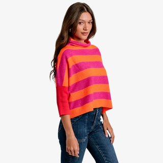 Kerisma London stripe sweater featuring a lightweight knit, relaxed fit, long sleeves, and classic striped pattern for everyday wear