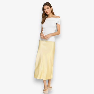 Aniston Slip Skirt Butter