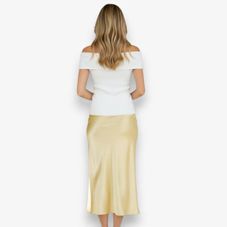 Aniston Slip Skirt Butter