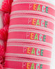 Peace Bracelet Hot Pink
