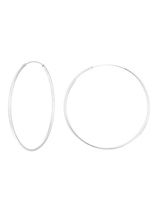 Skinny Threader Hoop Earrings